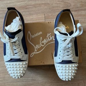 2015 CHRISTIAN LOUBOUTIN SNEAKER - 40.5 - VERSION BLUE